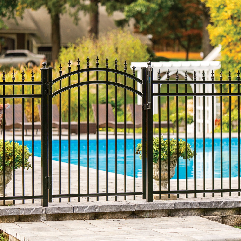 Active Yards line of Aluminum fencing installed by Hurricane Fence Company yin Norfolk, VA Active Yards line of Aluminum fencing installed by Hurricane Fence Company yin Norfolk, VA