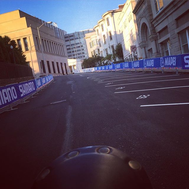 Shimano Windscreen cover the downtown barricades installed by Hurricane Fence for Richmond 2015 Shimano Windscreen cover the downtown barricades installed by Hurricane Fence for Richmond 2015