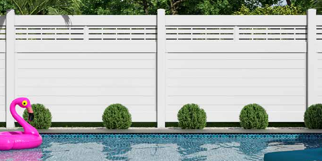 Vinyl fence