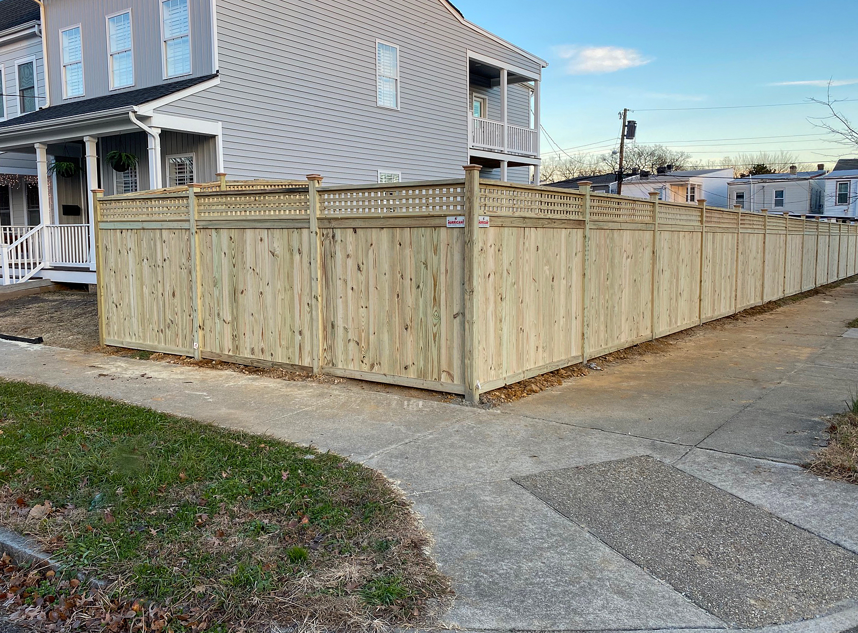types of wood fences
