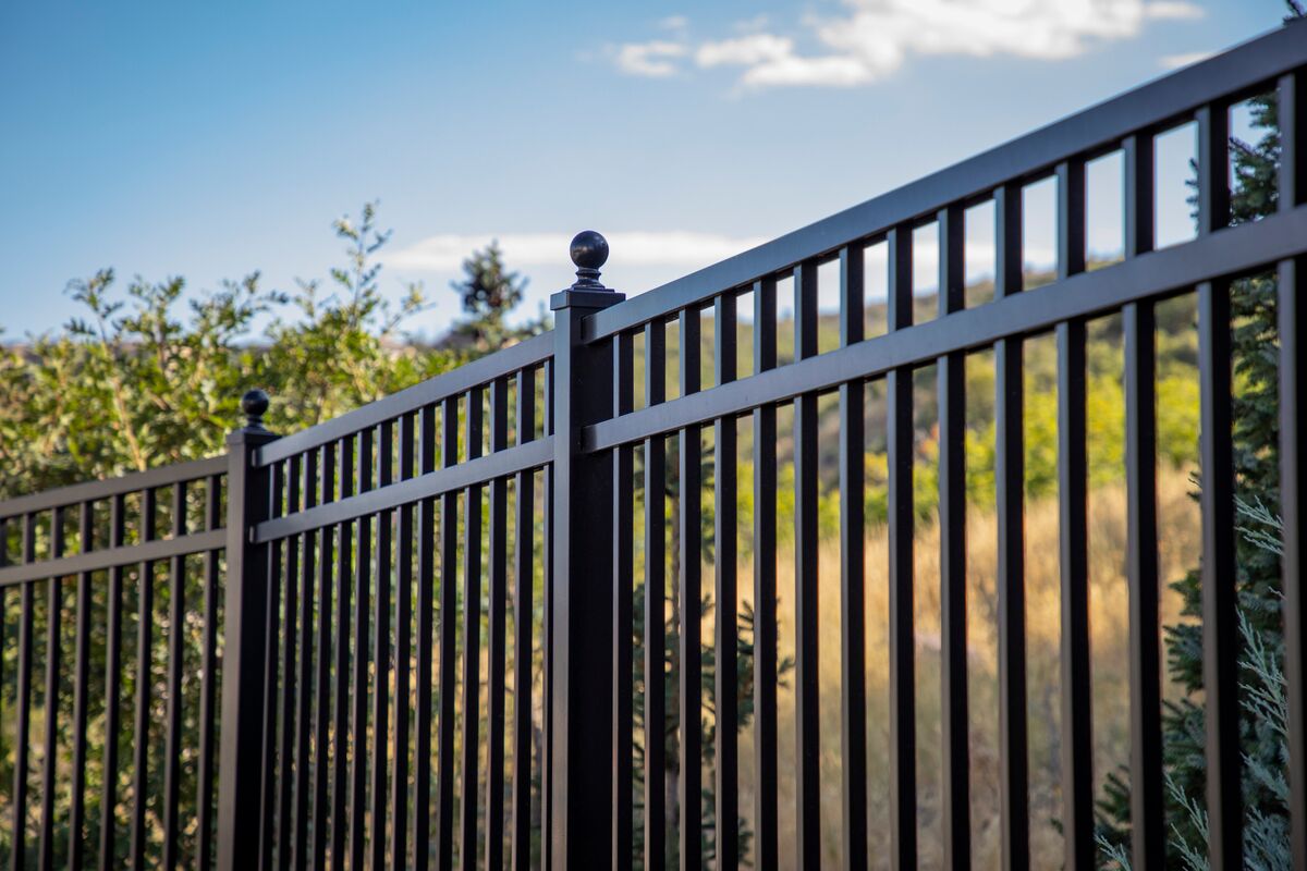 Aluminum Fencing Over Wood