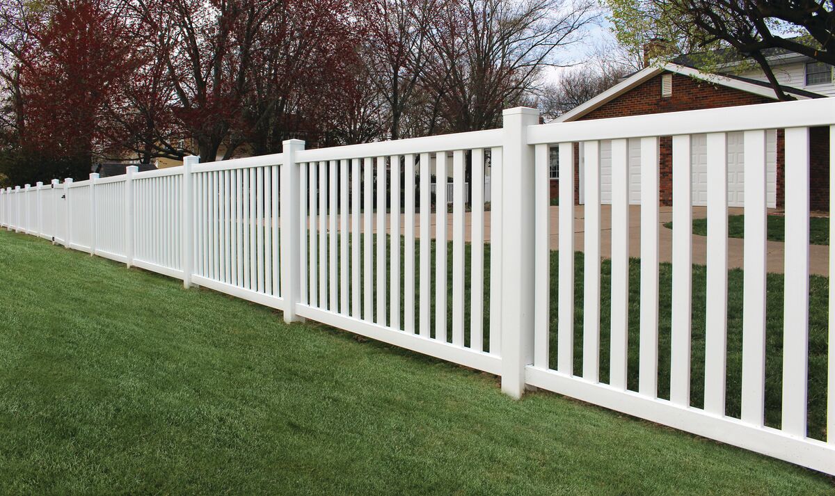 install vinyl picket fences